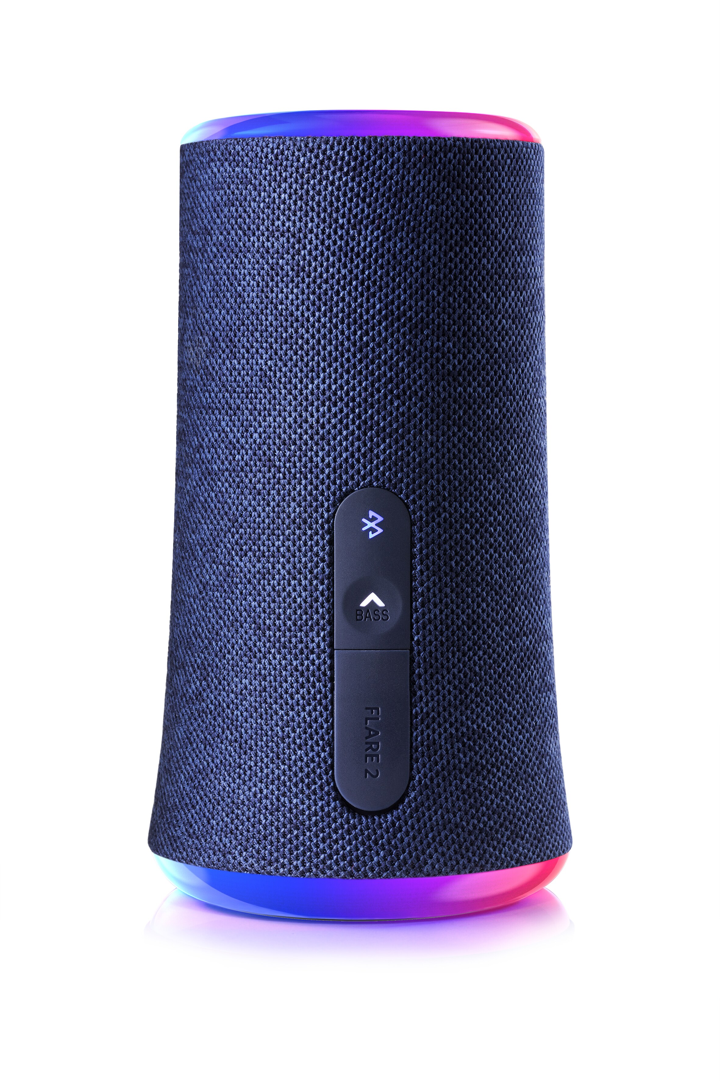 Anker SoundCore Flare II Bluetooth Lautsprecher schwarz LED-Beleuchtun IPX7 blau