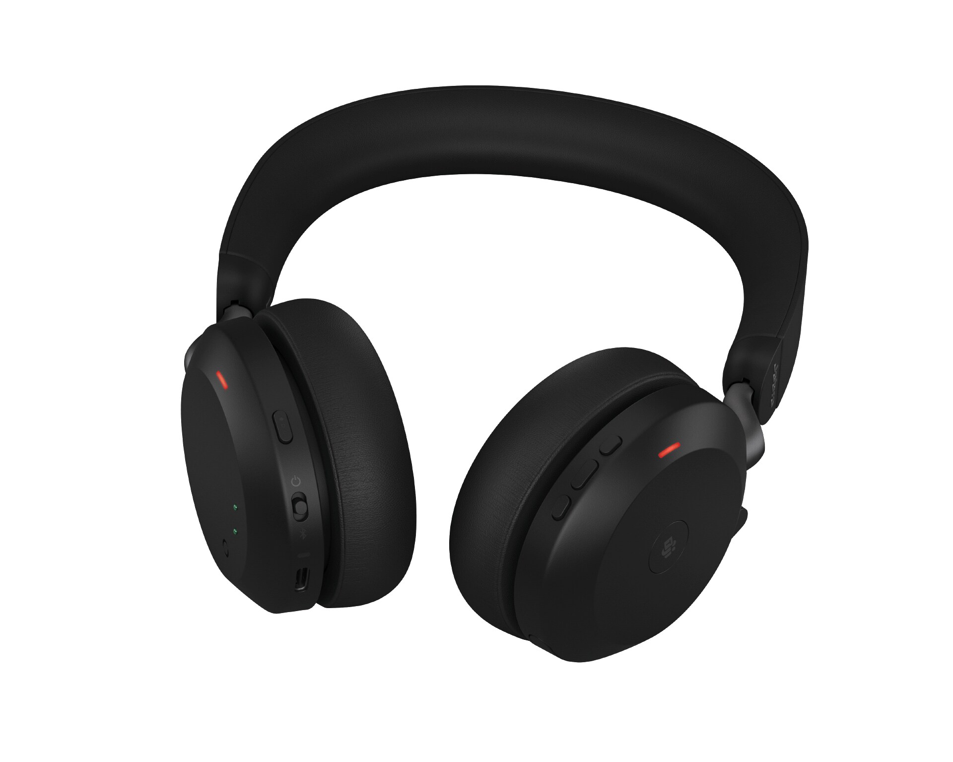 Jabra Evolve2 75 MS Stereo Headset schwarz mit Ladestation