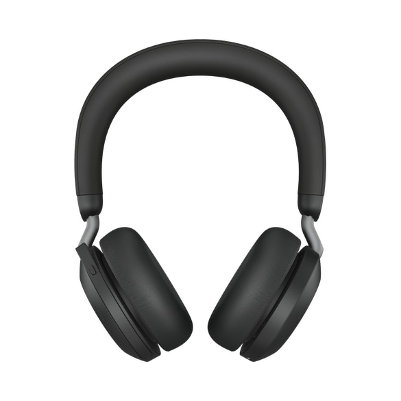 Jabra Evolve2 75 MS Stereo Headset schwarz mit Ladestation