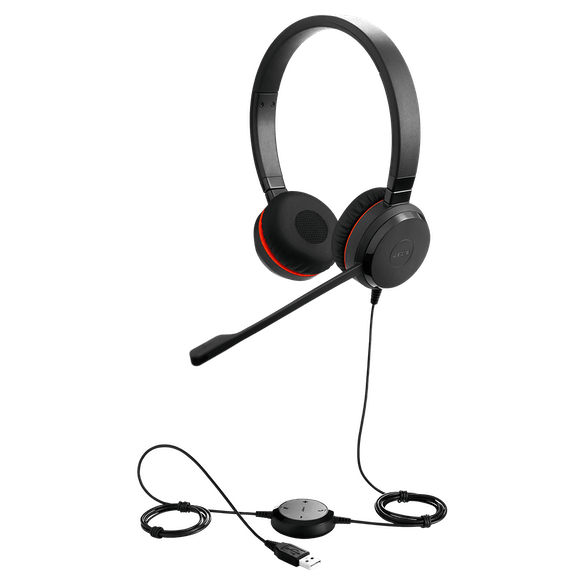 Jabra Evolve 20SE MS Stereo USB Headset schwarz