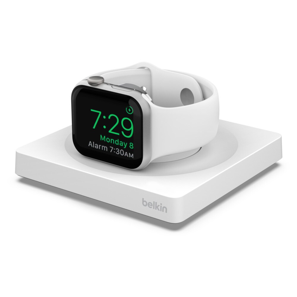 Belkin Boost Charge Pro Tragbares Schnellladegerät für die Apple Watch weiß