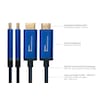 Good Connections Adapterkabel Smartflex USB-C zu HDMI 2.0 4K UHD 60Hz 1m blau