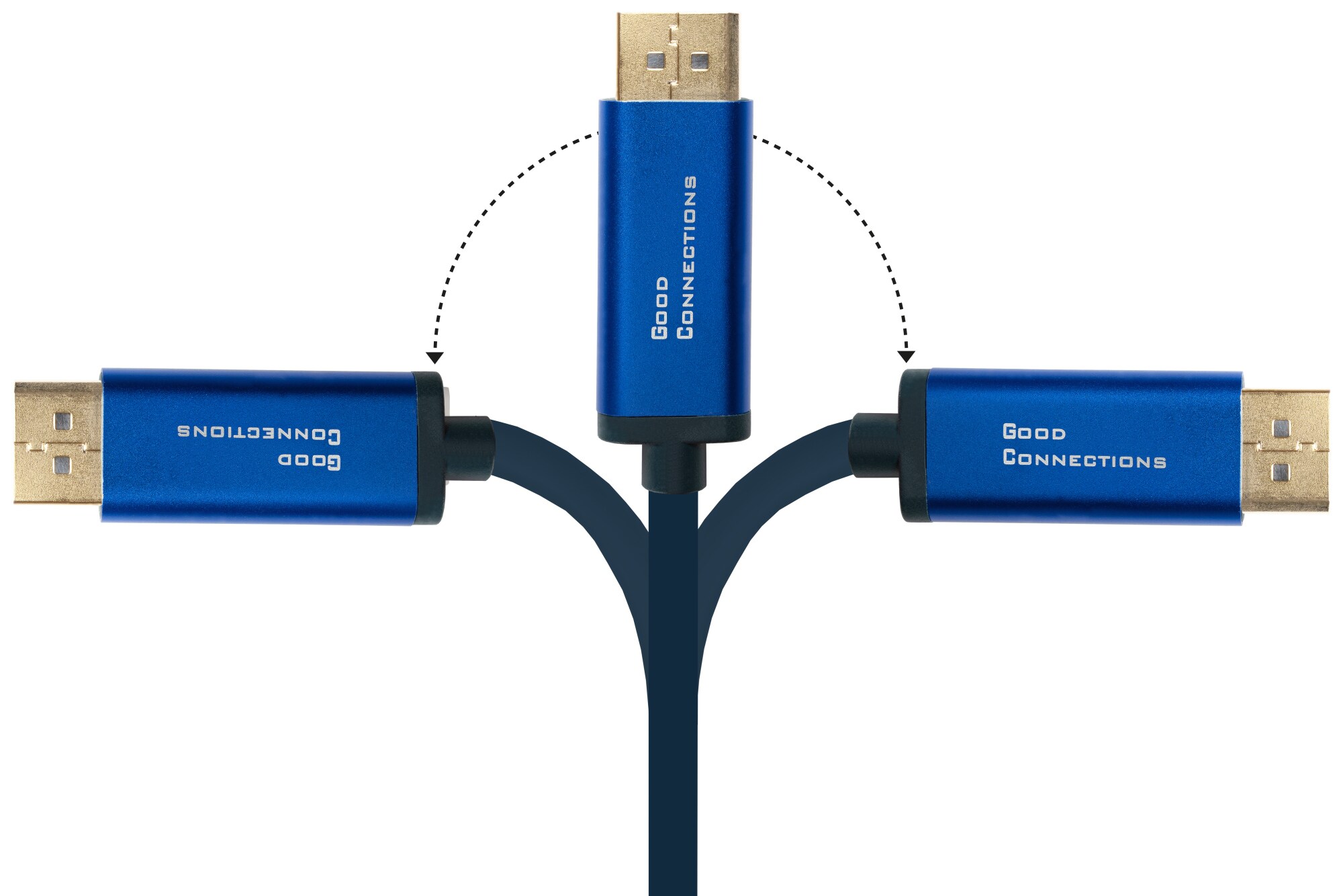 Good Connections Adapterkabel Smartflex USB-C/ DisplayPort 4K UHD 60Hz 1m blau