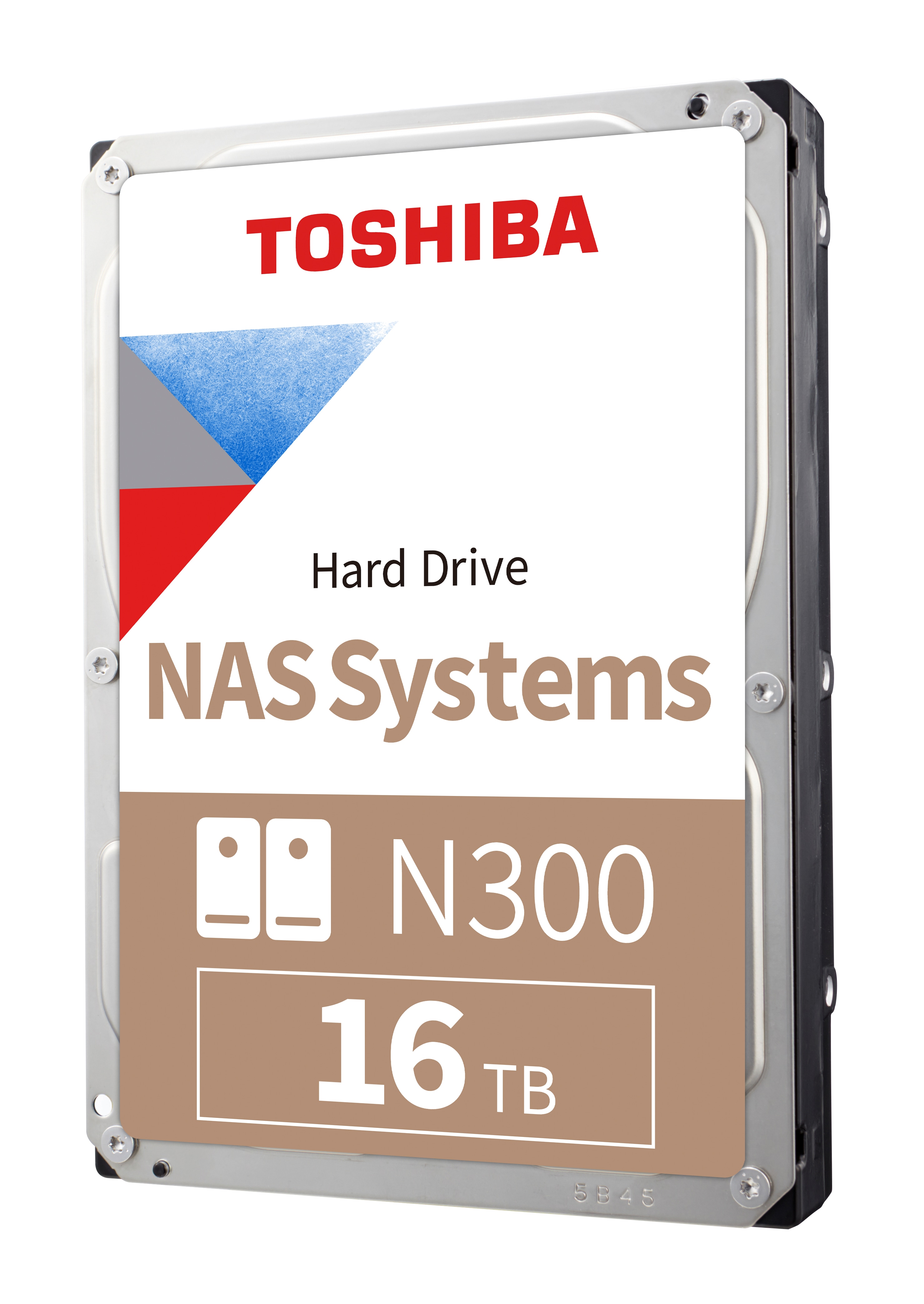 Toshiba N300 HDEXX10ZNA51F 16TB 512MB 7.200rpm 3,5 Zoll SATA 6 Gbit/s Bulk