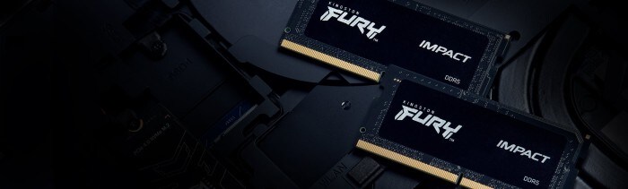 32GB (2x16GB) KINGSTON FURY Impact DDR5-4800 CL38 RAM Gaming Notebooksp. Kit