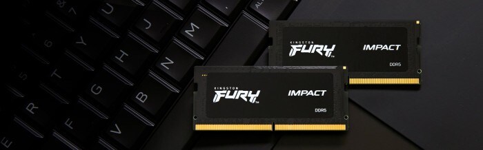 32GB (2x16GB) KINGSTON FURY Impact DDR5-4800 CL38 RAM Gaming Notebooksp. Kit