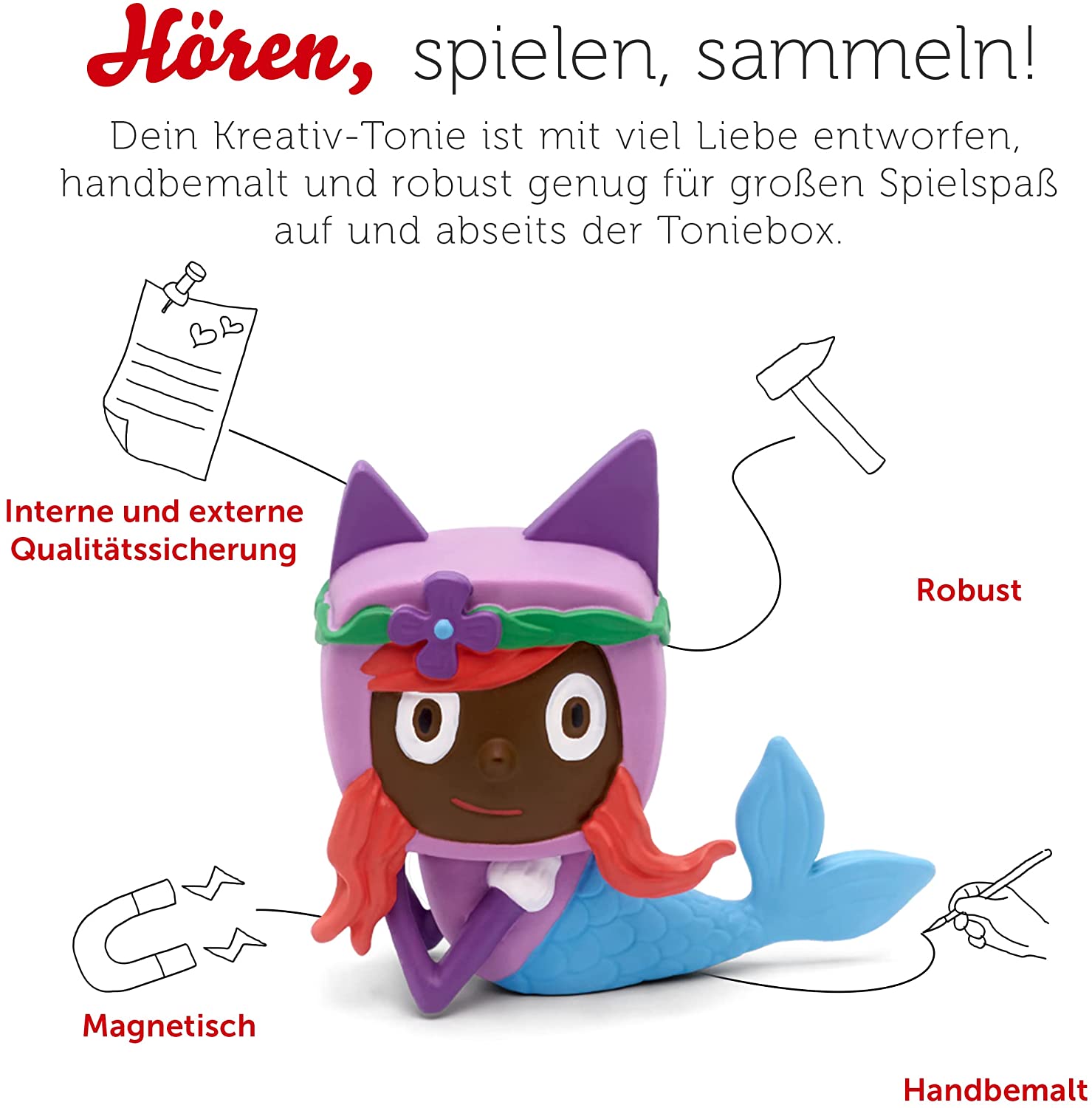 Tonies Hörfigur Kreativ-Tonie - Meerjungfrau