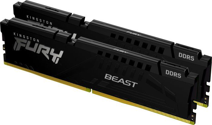 16GB (2x8GB) KINGSTON FURY Beast Black DDR5-4800 CL38 RAM Gaming Arbeitssp. Kit