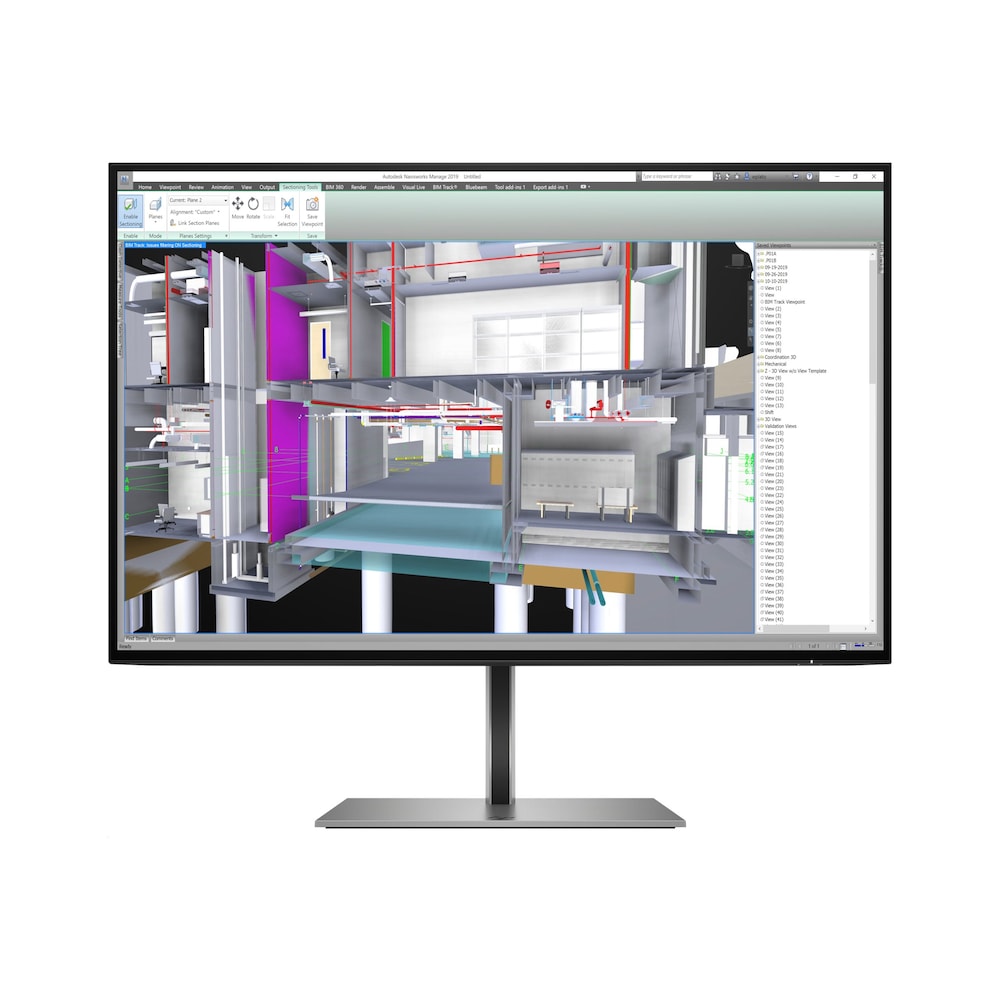 HP Z24u G3 61cm (24") WUXGA Office IPS Monitor 16:10 DP/HDMI/USB-C Pivot