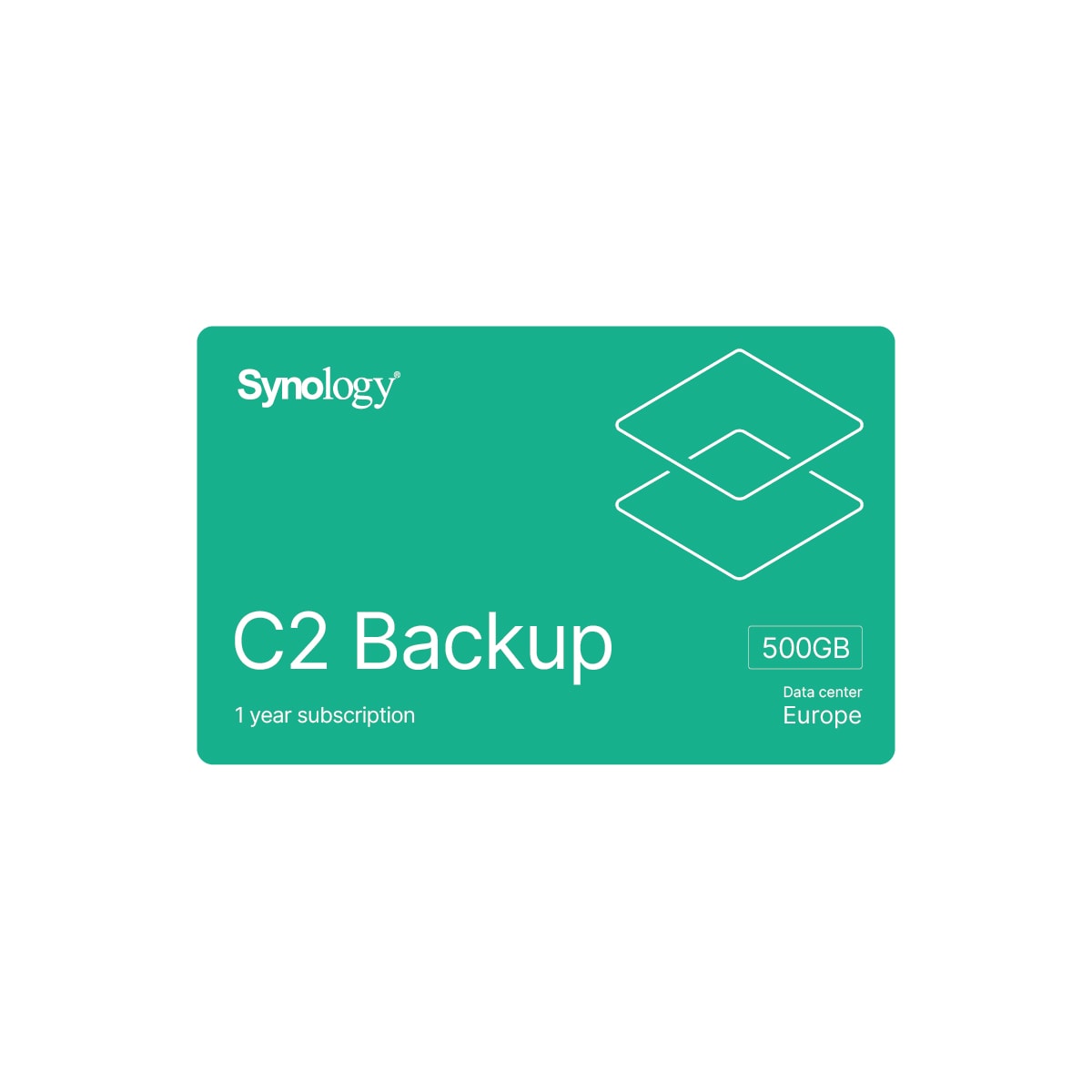 Synology C2 BACKUP 500G-1Y (EU) Lizenz 500GB 1 Jahr