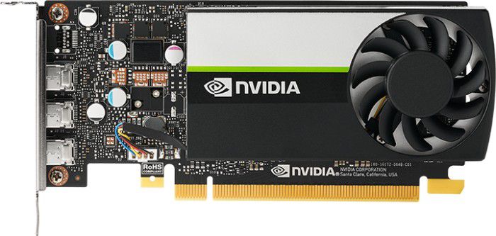 PNY NVIDIA T400 2 GB GDDR6 PCIe 3.0 Workstation Grafikkarte 3x mDP Low Profile