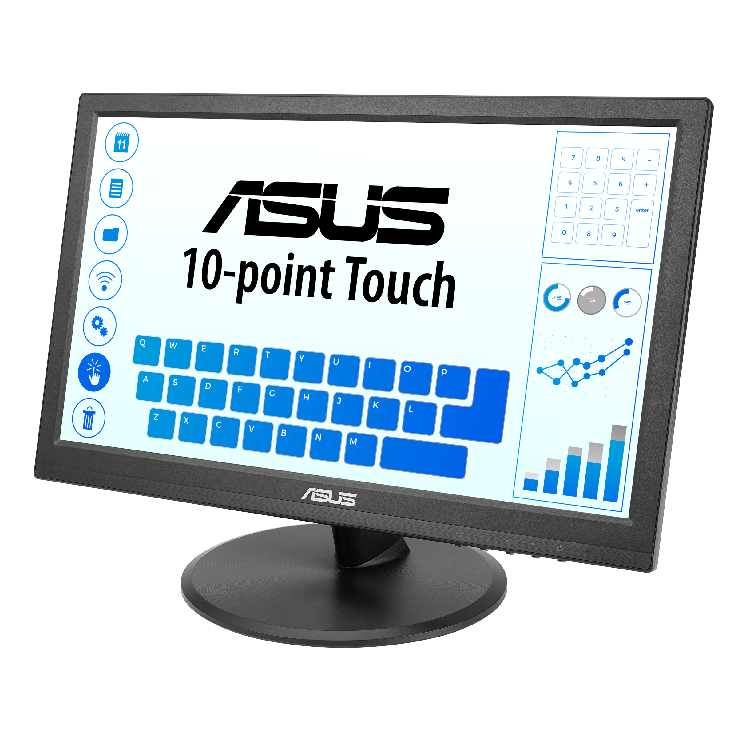 ASUS VT168HR 39,6cm (15,6") WXGA 16:9 IPS Touch Monitor HDMI/VGA