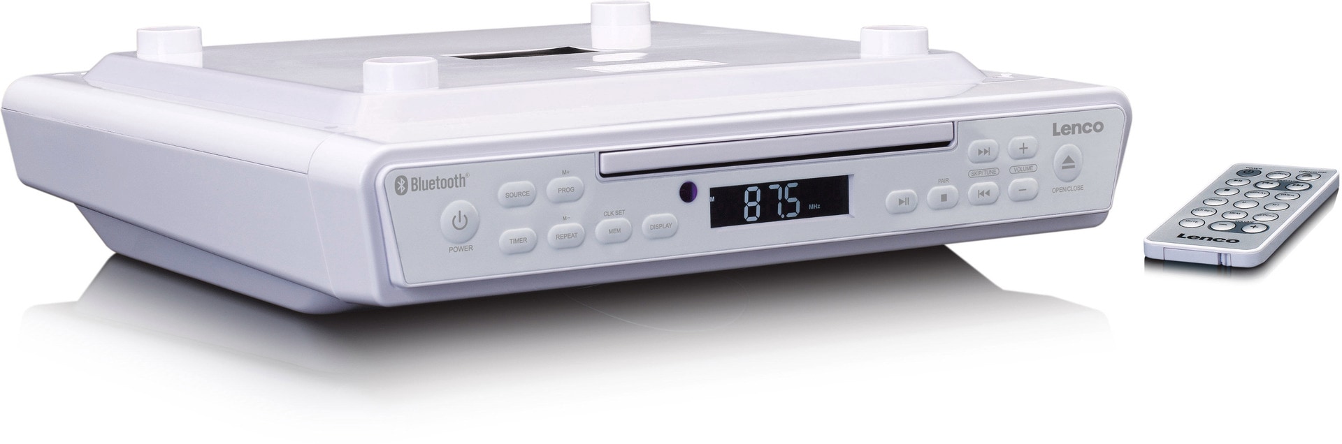 Lenco KCR-150WH Küchenradio mit ++ Cyberport CD-Player, Weiß
