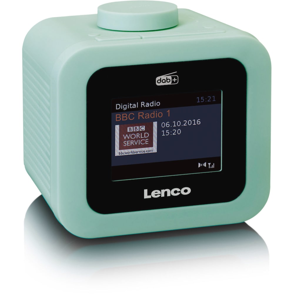 Lenco CR-620 FM-/DAB+ Radiowecker (Grün)