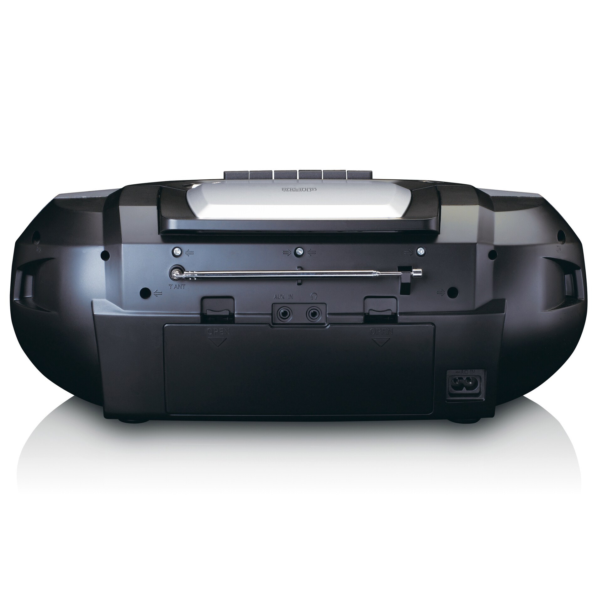 Lenco SCD-720SI ++ DAB+, Boombox USB, Fernbedienung BT, Kassette, FM, Cyberport CD
