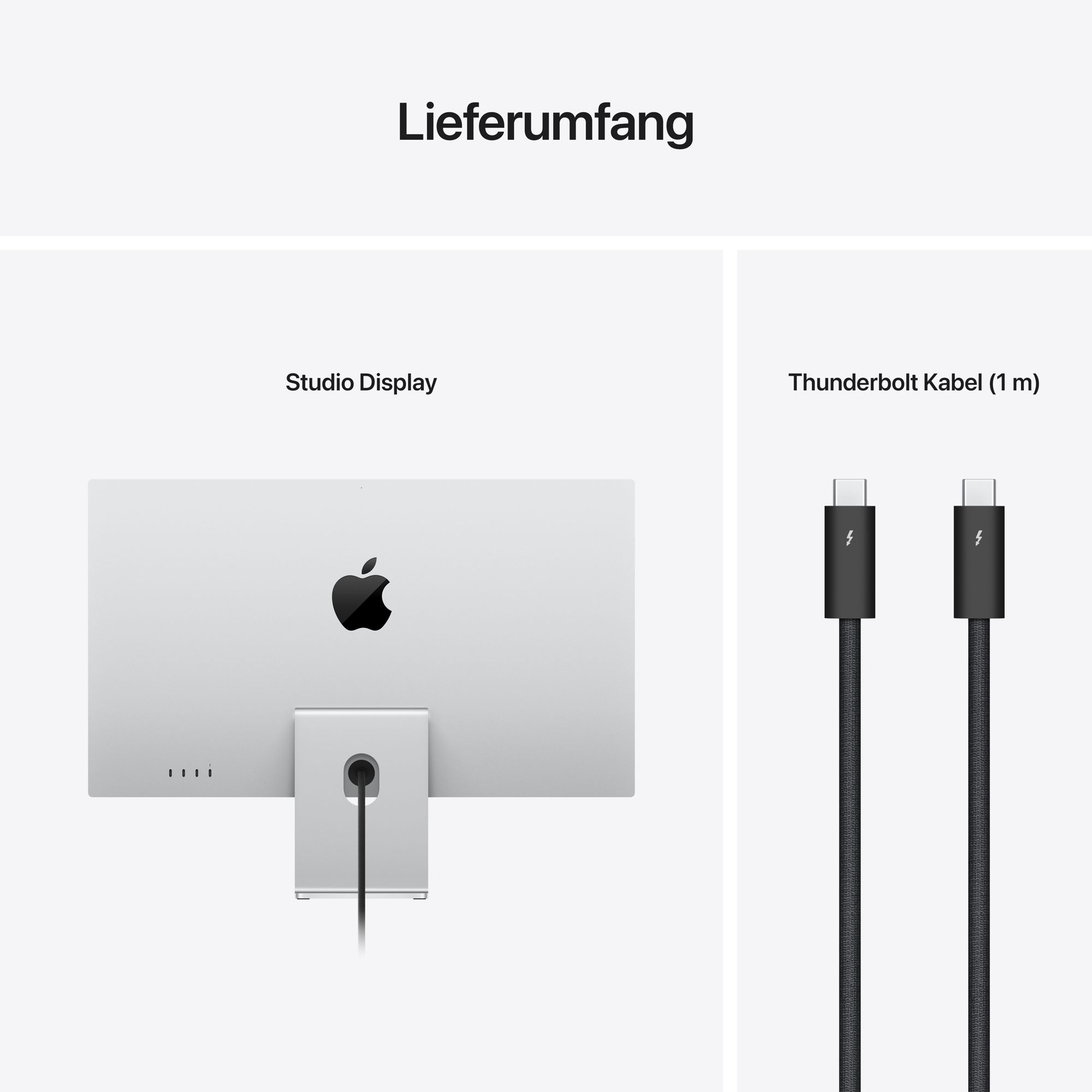 Apple Studio Display - Standardglas 27"- Neigungsverstellbarer Standfuß