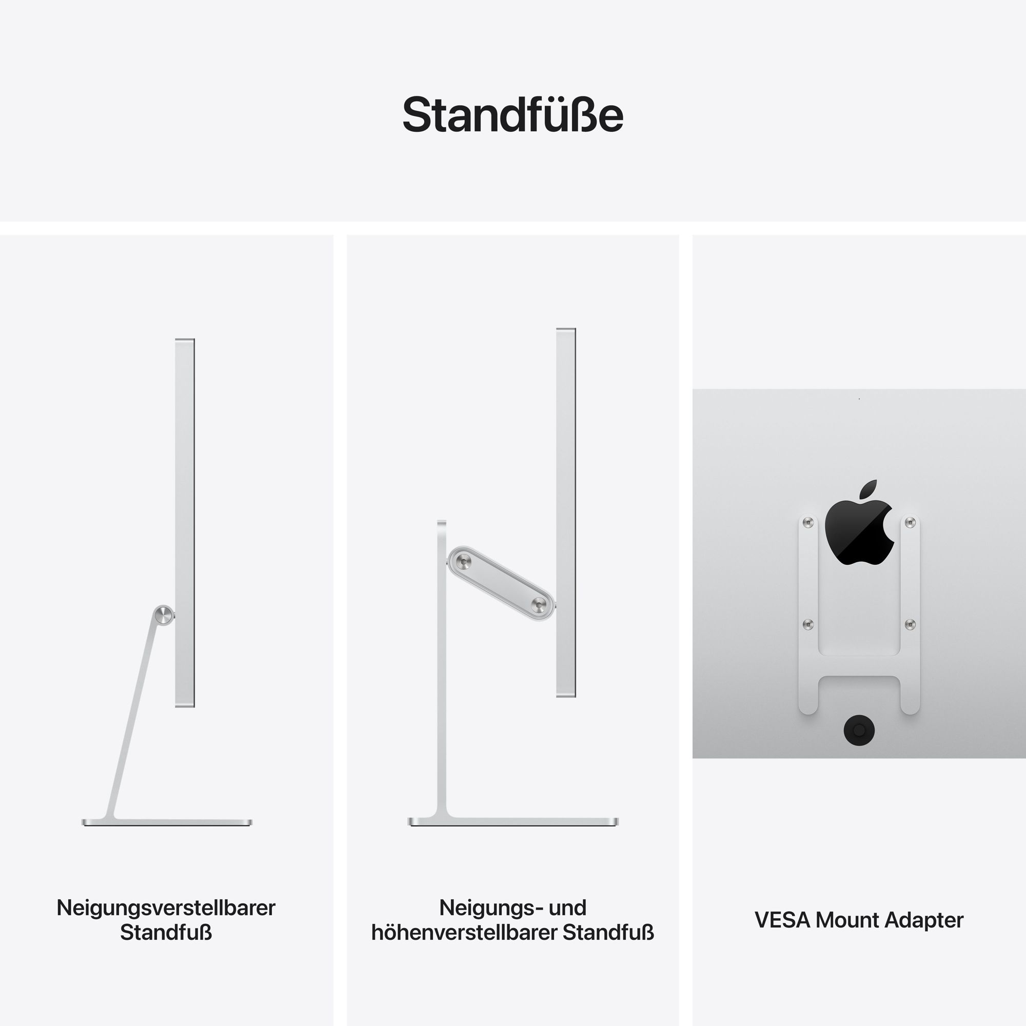 Apple Studio Display - Standardglas 27"- Neigungsverstellbarer Standfuß