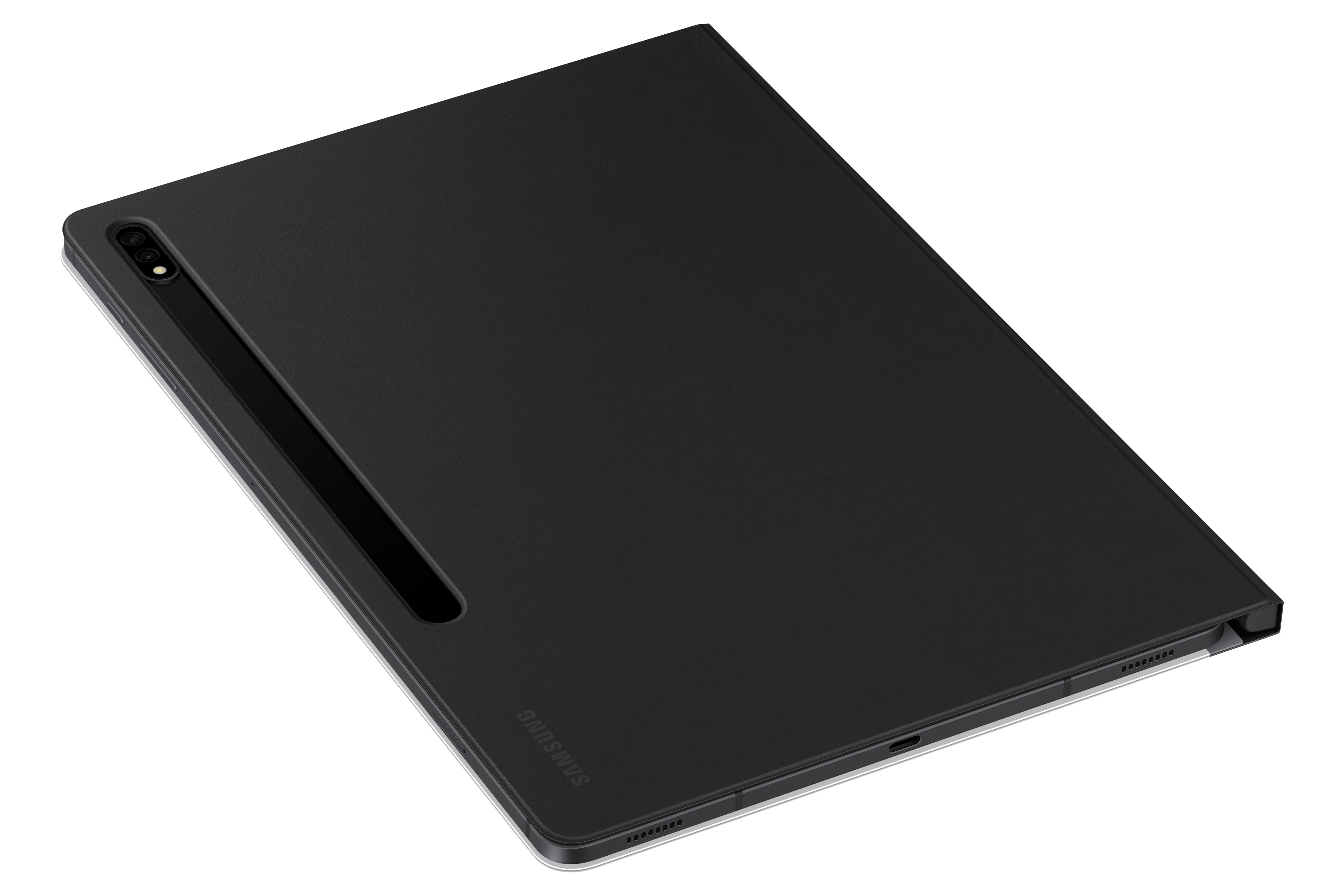 Samsung Note View Cover EF-ZX800 für Galaxy Tab S7+/S8+ Schwarz