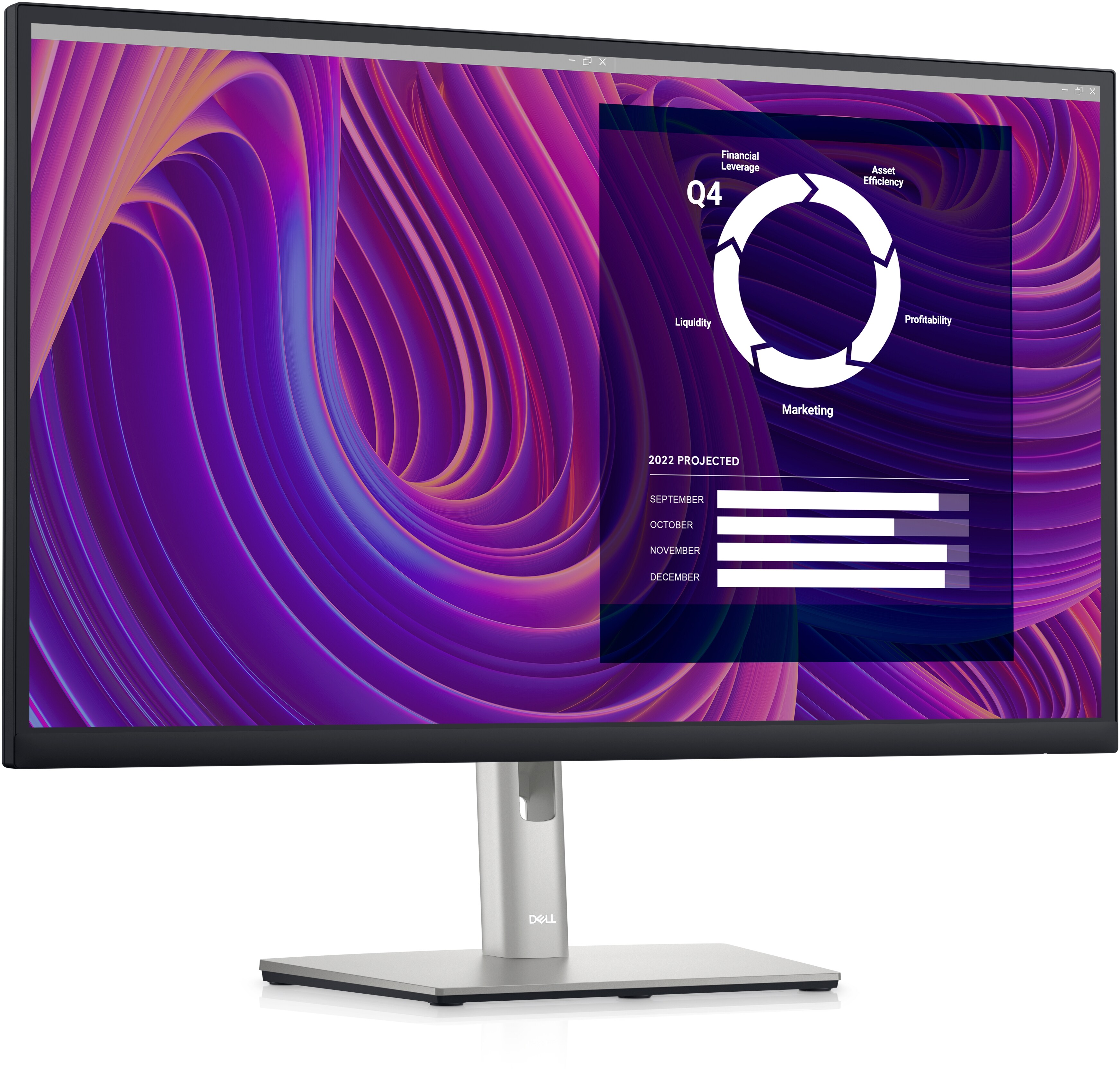 DELL P2723D 68,6cm (27") WQHD IPS Office-Monitor DP/HDMI/USB 5ms Pivot HV