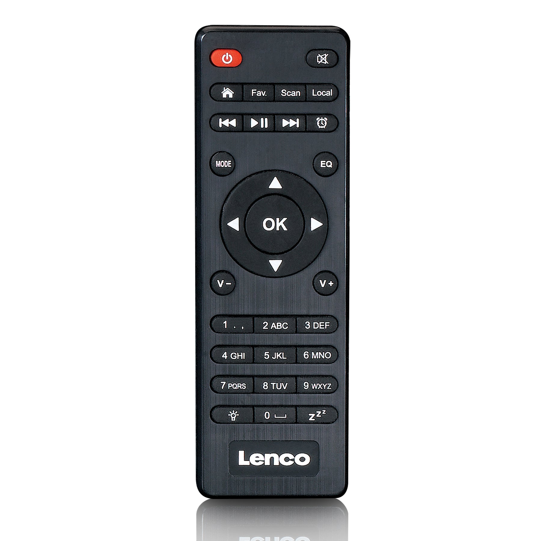 Lenco DIR-250BK Internetradio mit DAB+, Bluetooth, WLAN, Schwarz