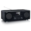Lenco DAR-061BK Digitalradio mit DAB+, Bluetooth &amp; CD, Schwarz