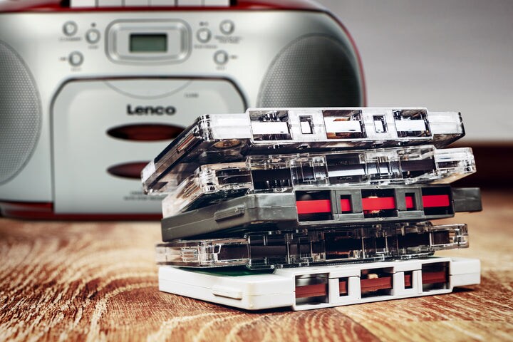 Lenco SCD-420RD CD-Radio mit Kassette, Rot ++ Cyberport
