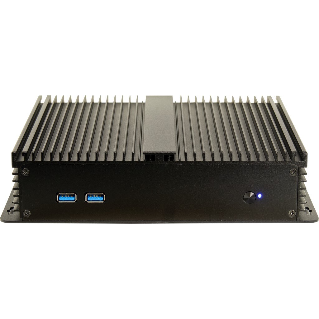 Inter-Tech IP-40 Gehäuse Mini-ITX, USB 3.0, schwarz