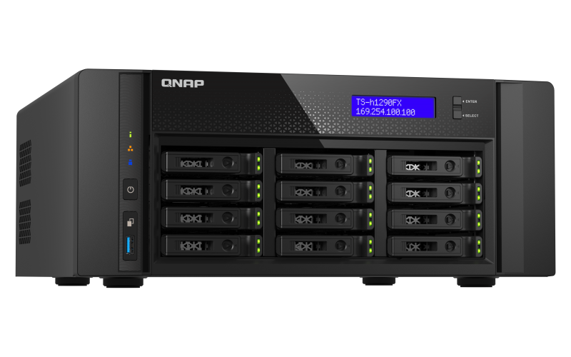 QNAP TS-h1290FX-7232P-64G NAS System 12-Bay NVMe SSD NAS