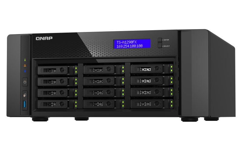 QNAP TS-h1290FX-7232P-64G NAS System 12-Bay NVMe SSD NAS