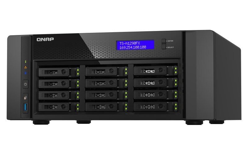 QNAP TS-h1290FX-7232P-64G NAS System 12-Bay NVMe SSD NAS