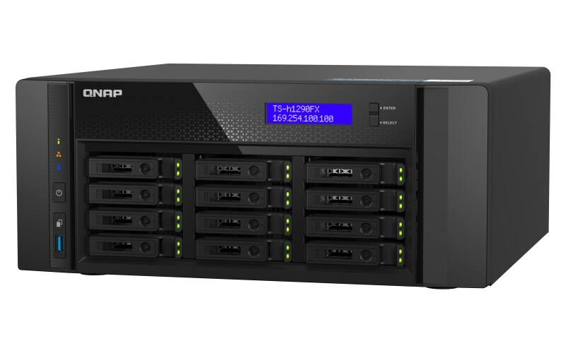 QNAP TS-h1290FX-7232P-64G NAS System 12-Bay NVMe SSD NAS