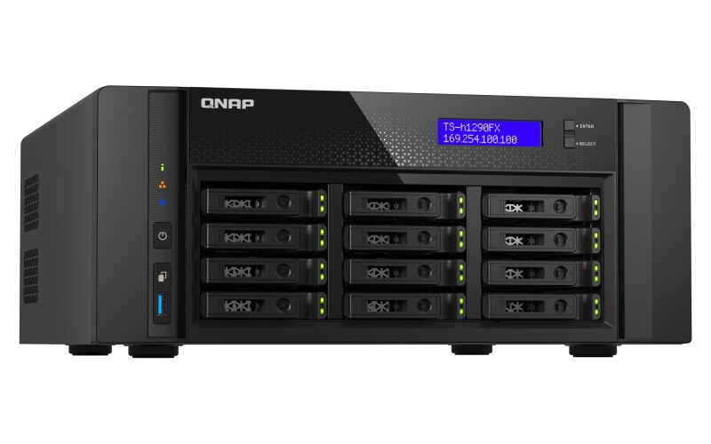 QNAP TS-h1290FX-7232P-64G NAS System 12-Bay NVMe SSD NAS