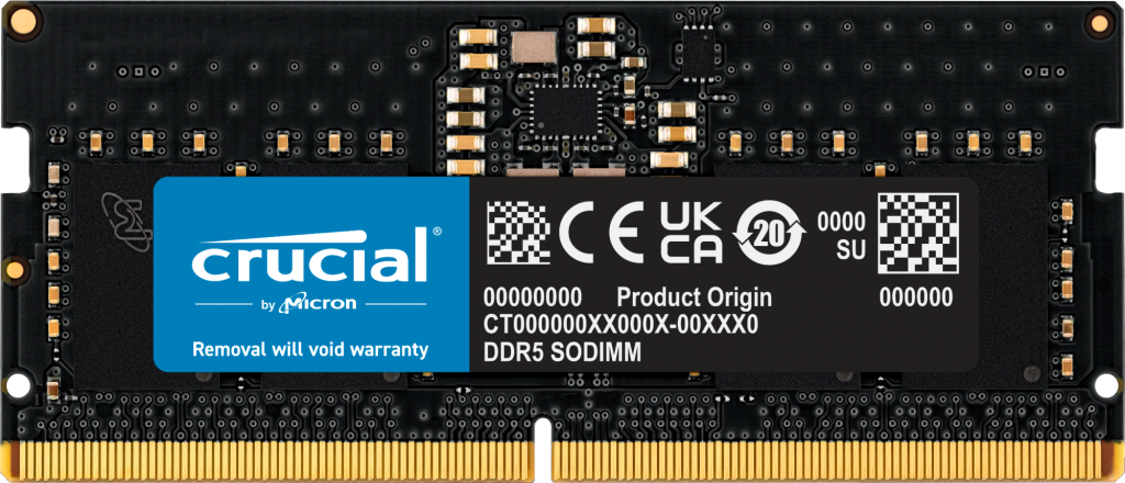 8GB Crucial DDR5-4800 CL 40 SO-DIMM RAM Notebook Speicher