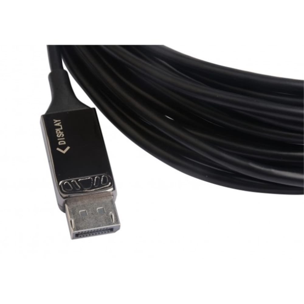 Techly DisplayPort AOC Anschlusskabel 8K St./St. 10m schwarz
