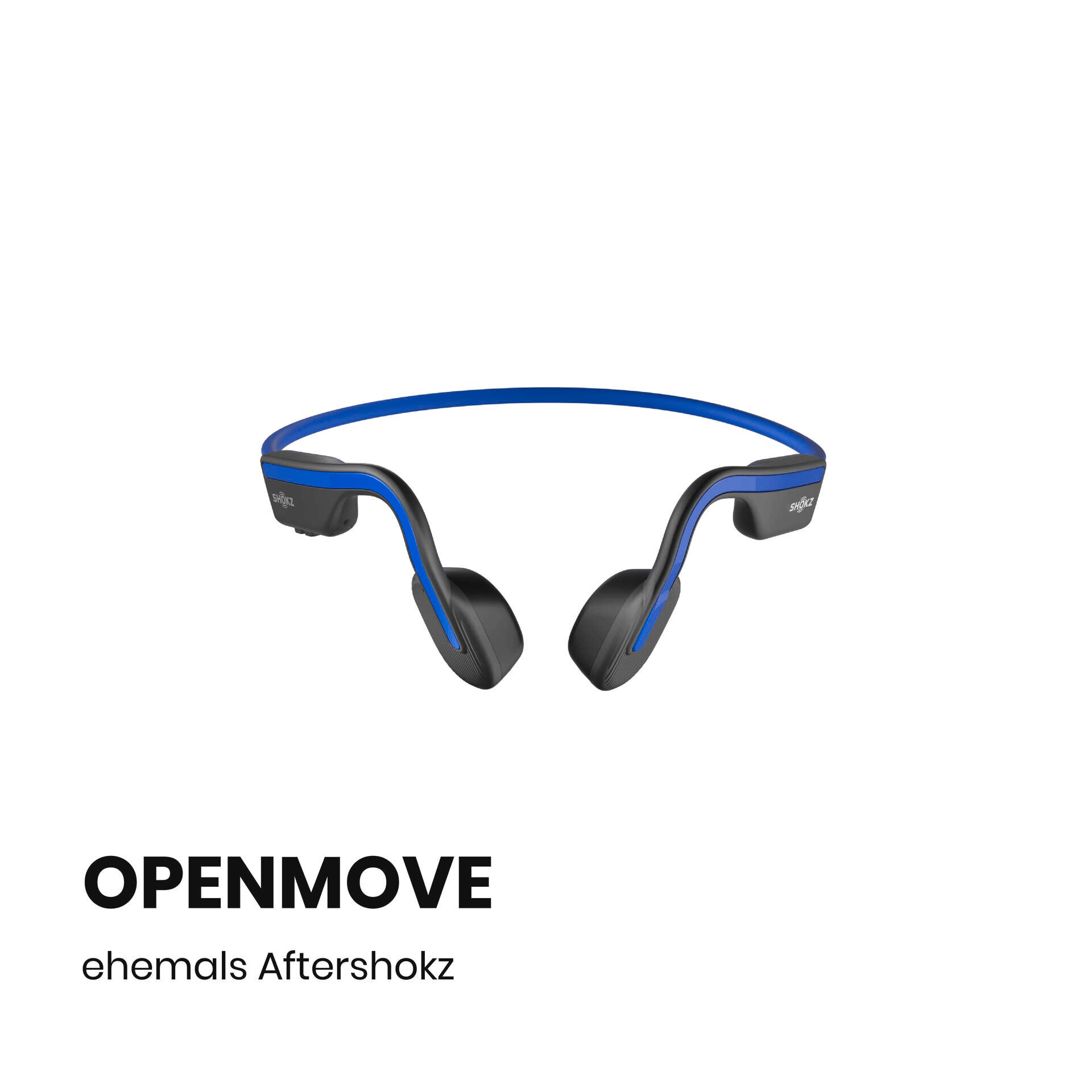 Shokz OpenMove Blue Knochenschall-Sportkopfhörer Bluetooth Open-Ear