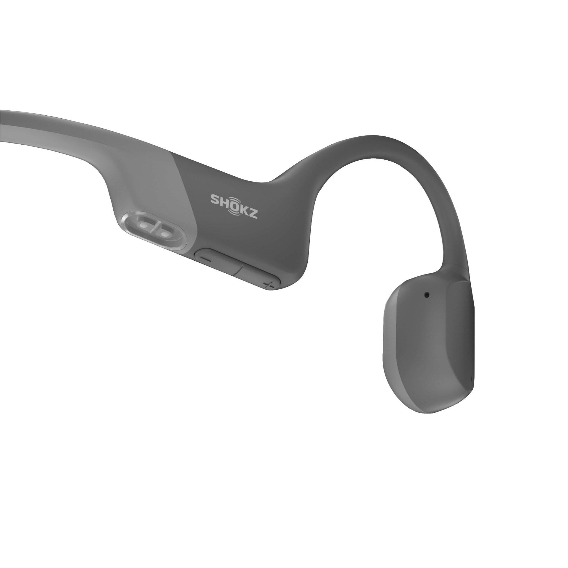 Shokz OpenRun Grey Knochenschall-Sportkopfhörer Bluetooth Open-Ear