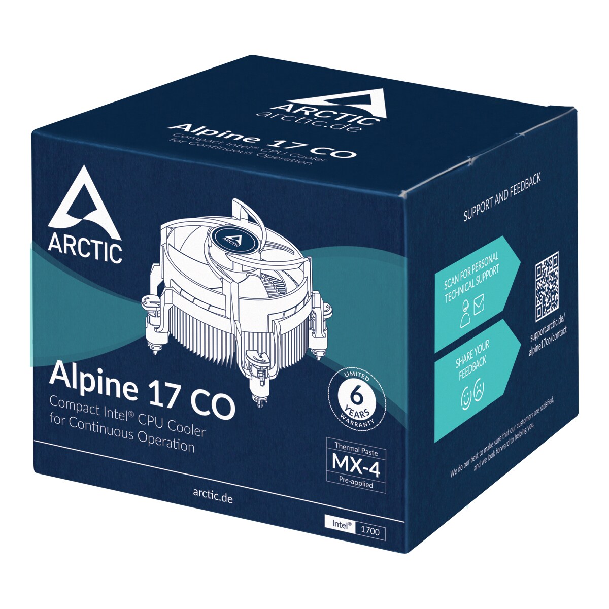 Arctic Alpine 17 CO CPU Kühler Sockel Intel 1700