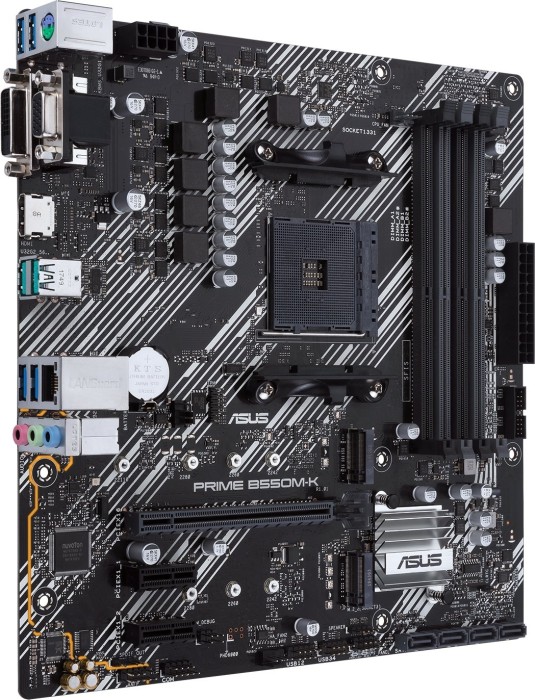 ASUS Prime B550M-K mATX Mainboard Sockel AM4 M.2/USB3.2/HDMI/DVI/VGA