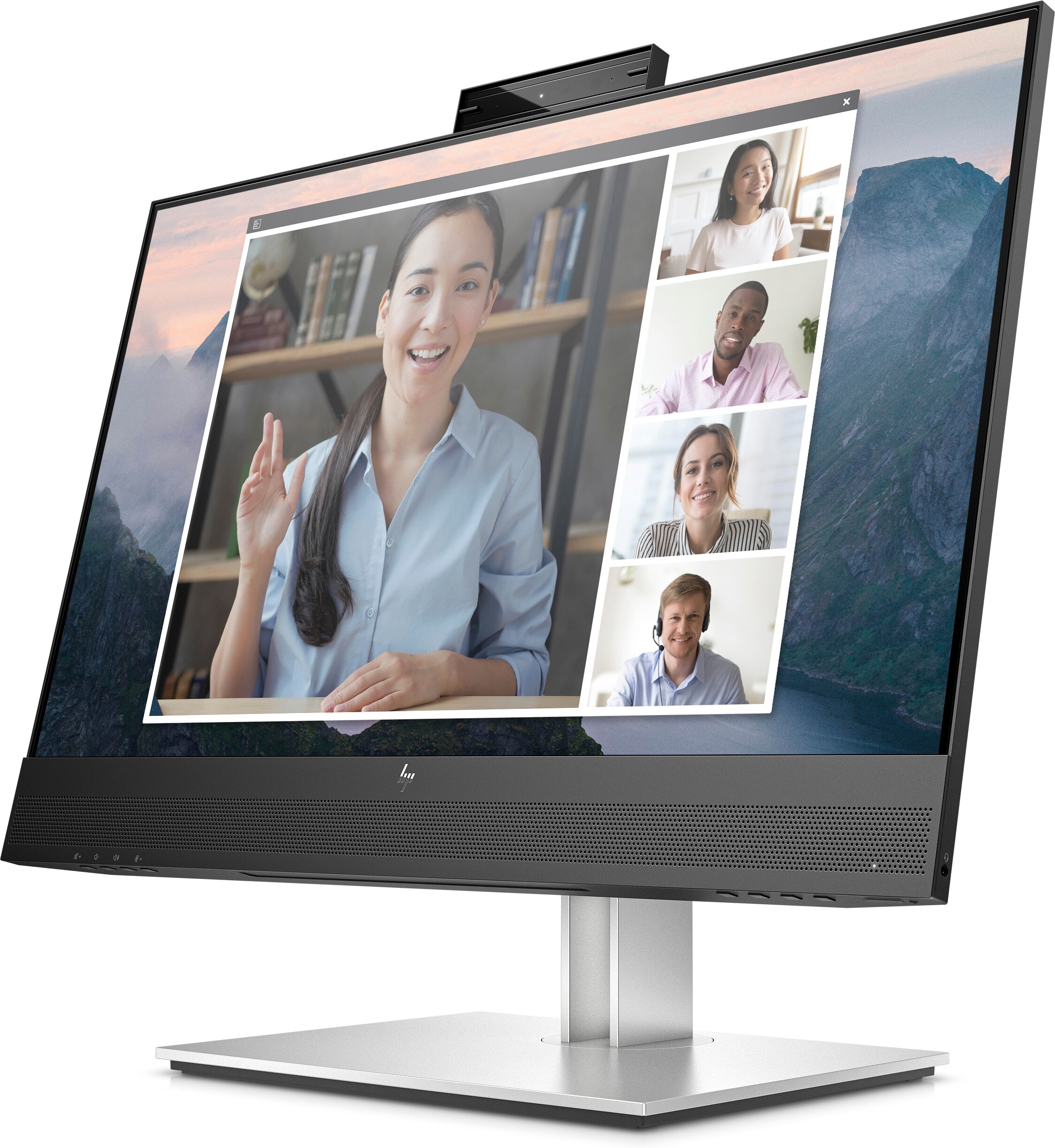 HP E24m G4 60,45cm (23.8") FHD IPS Monitor mit Webcam 16:9 HDMI/DP/VGA/USB Pivot