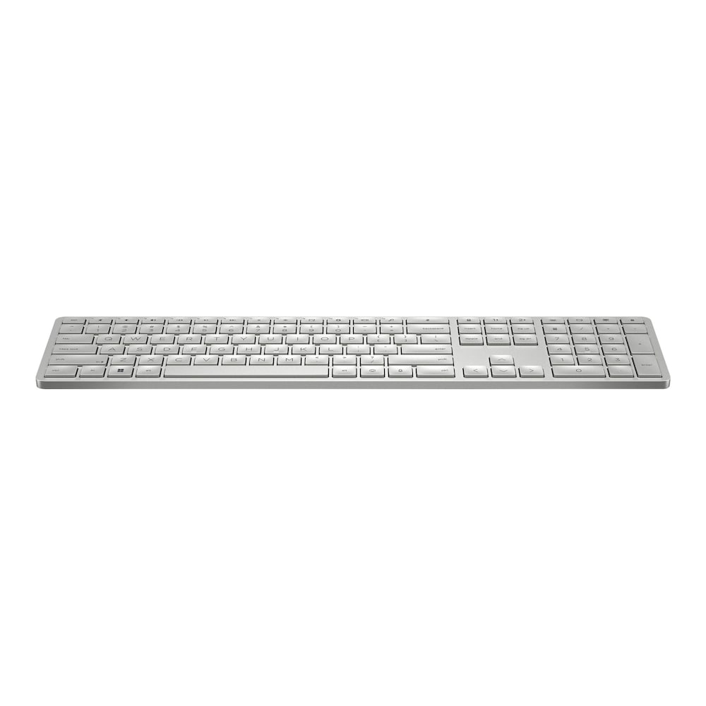HP 970 Kabellose Tastatur mit programmierbaren Tasten Silber (3Z729AA)