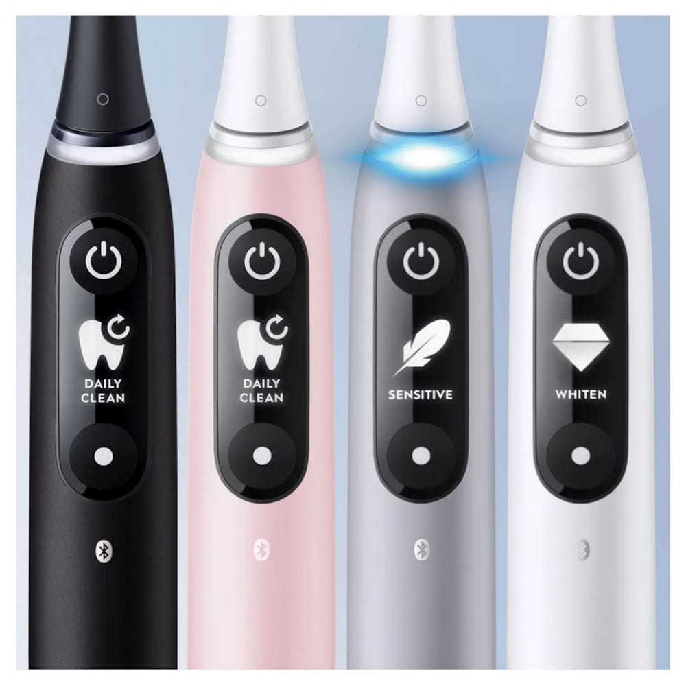 Oral-B iO Series 6 Grey Opal Elektrische Zahnbürste mit Reiseetui