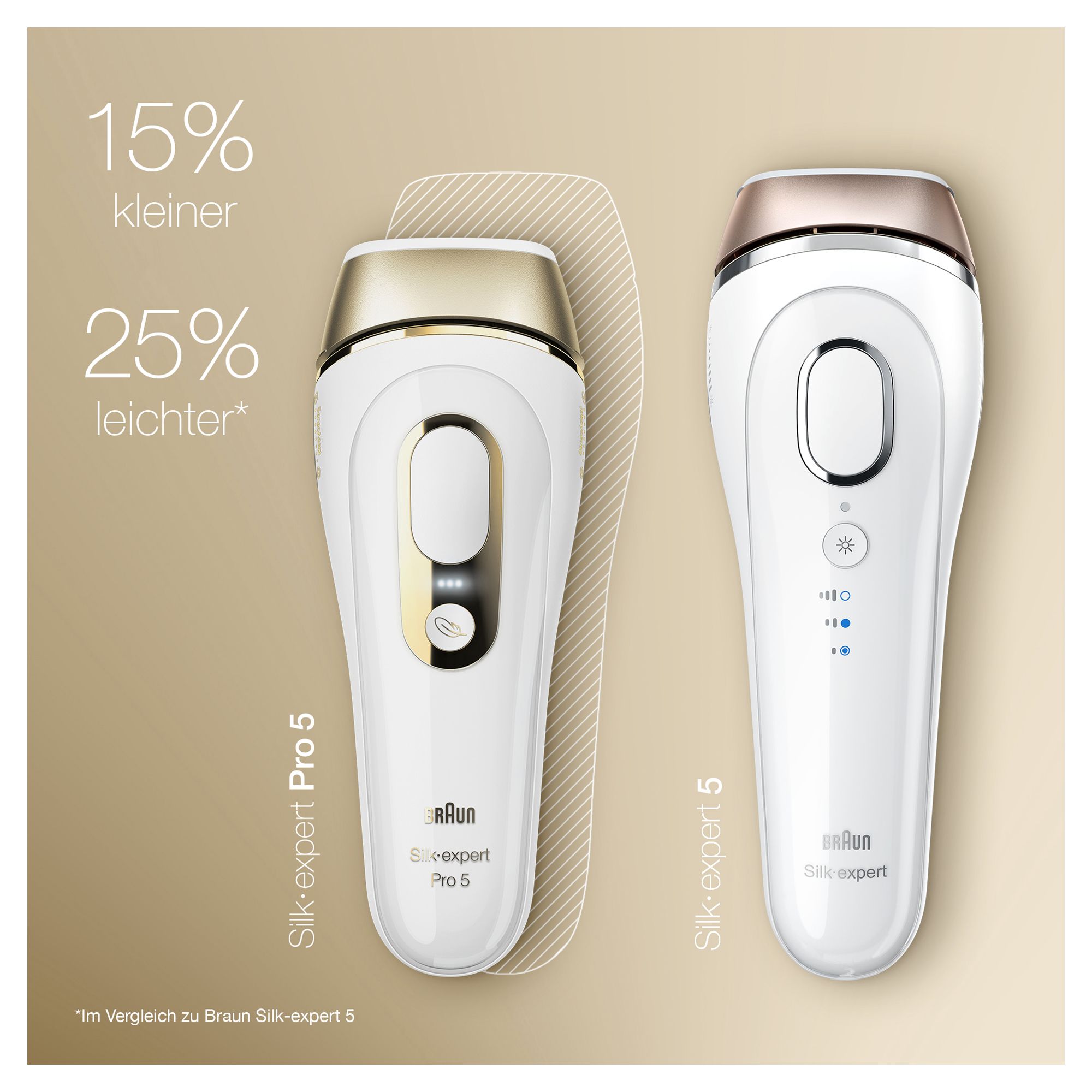 Braun Silk-Expert Pro 5 PL5159 IPL-Haarentfernungsgerät weiß/gold 