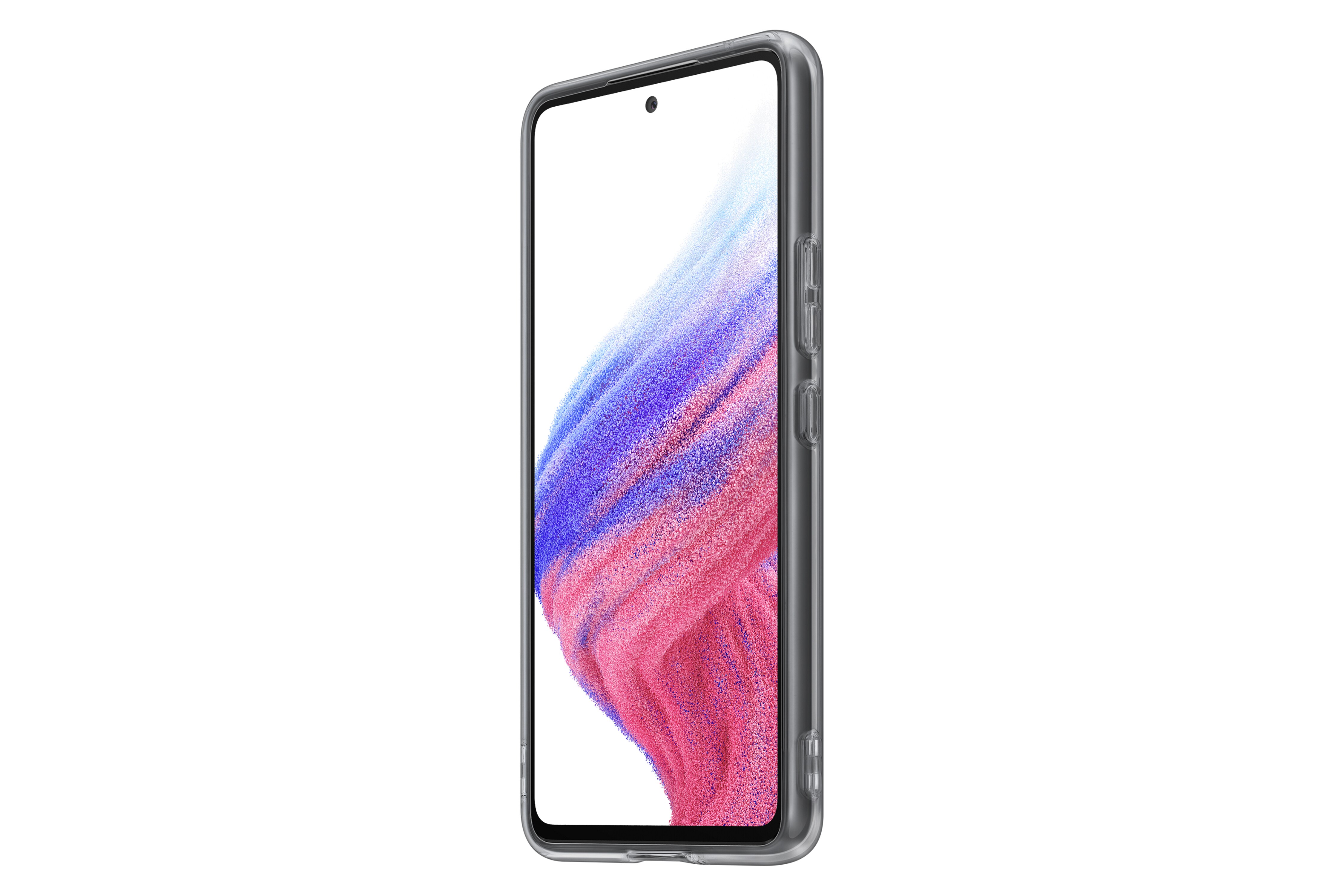 Samsung Soft Clear Cover EF-QA536 für Galaxy A53 Dunkelgrau