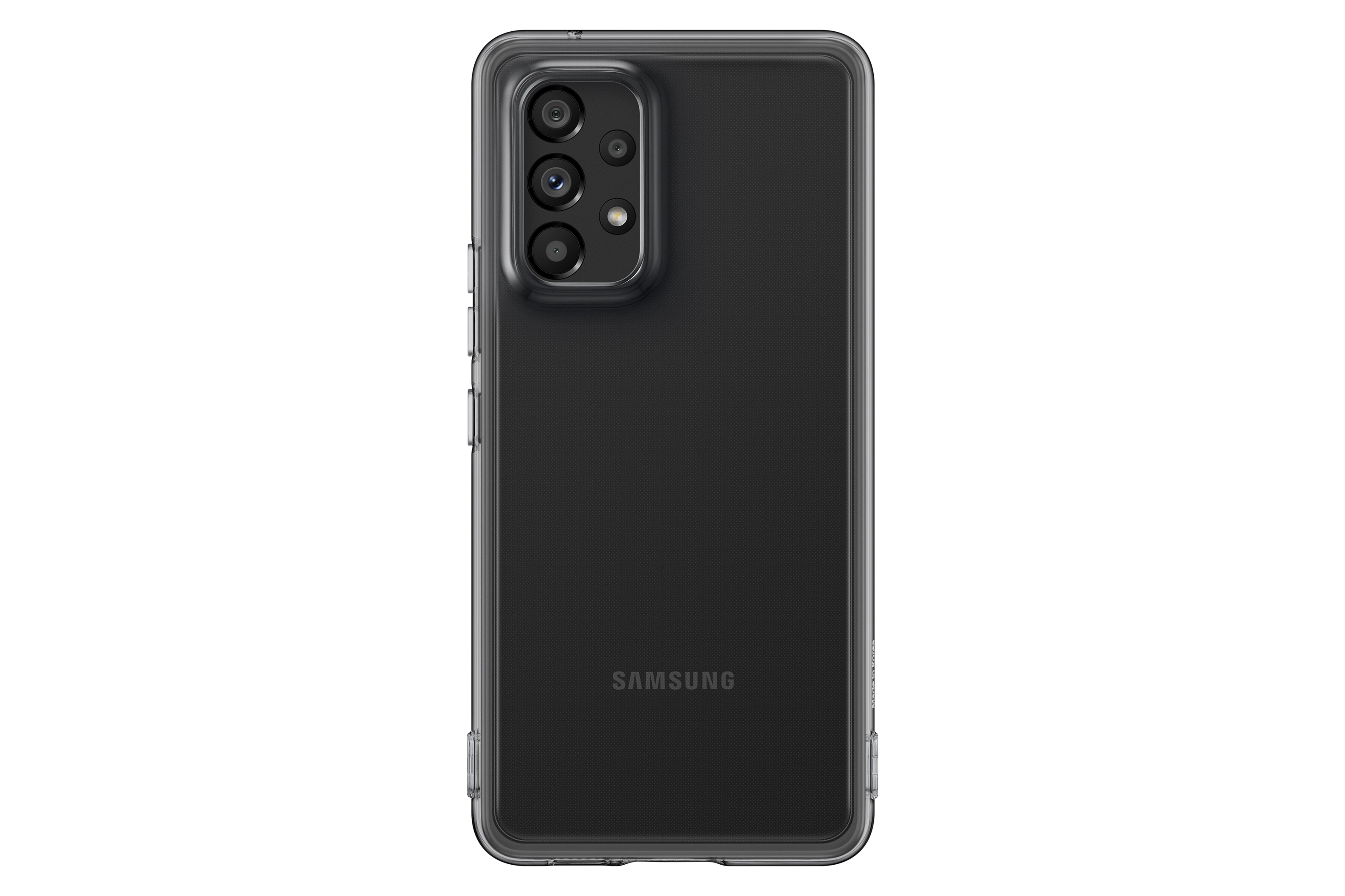 Samsung Soft Clear Cover EF-QA536 für Galaxy A53 Dunkelgrau