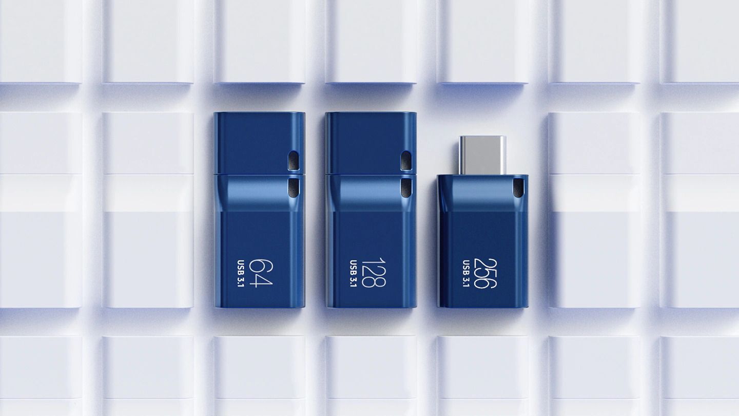 Samsung Flash Drive Type-C 64 GB 3.1 USB Stick wasserfest, magnetresistent