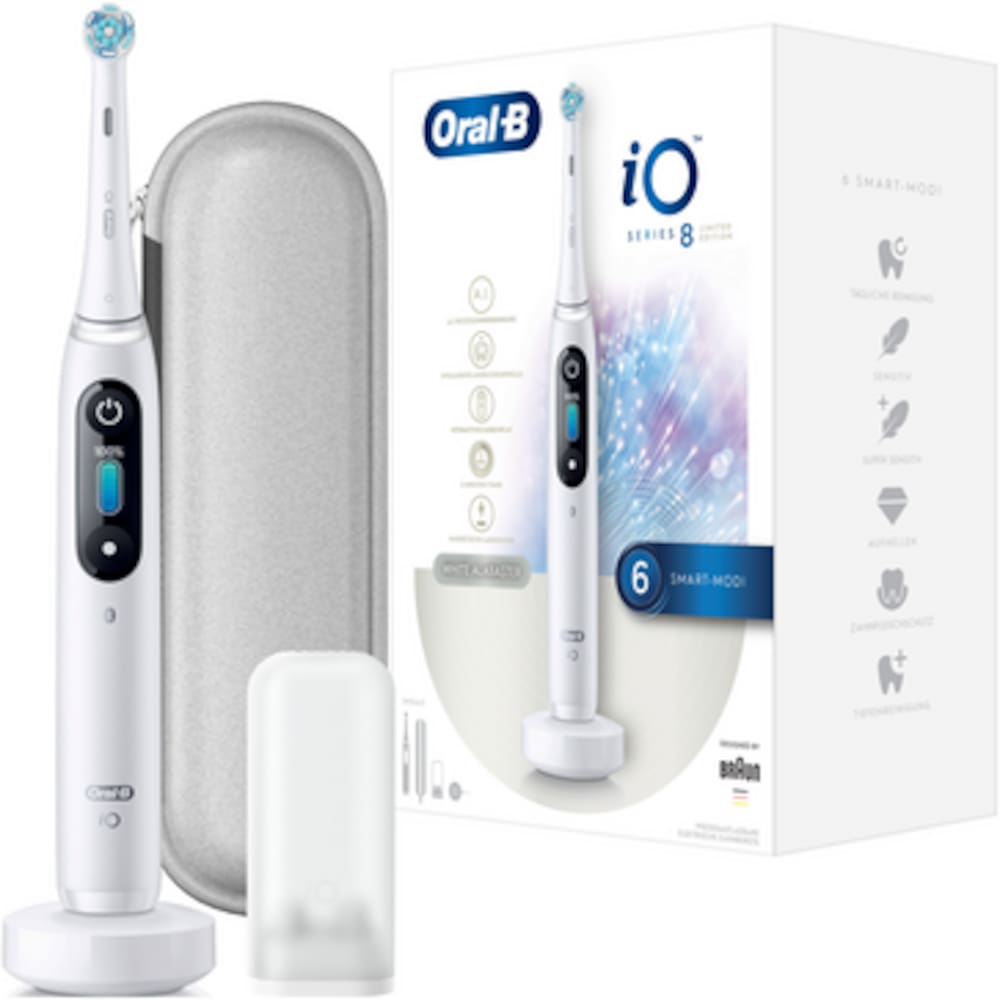 Oral-B iO Series 8 White Alabaster Limited Edition elektrische Zahnbürste