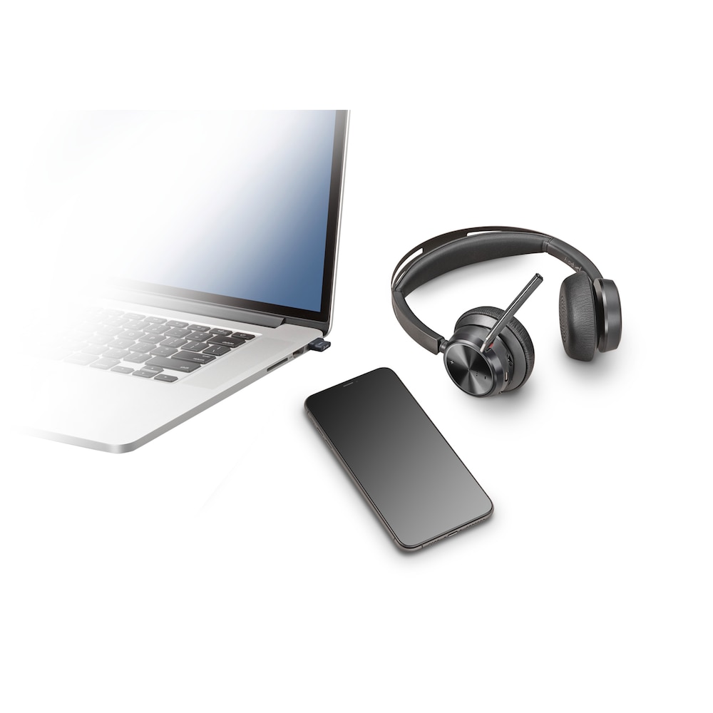Poly Voyager Focus 2 UC - Headset On-ear Bluetooth USB-A