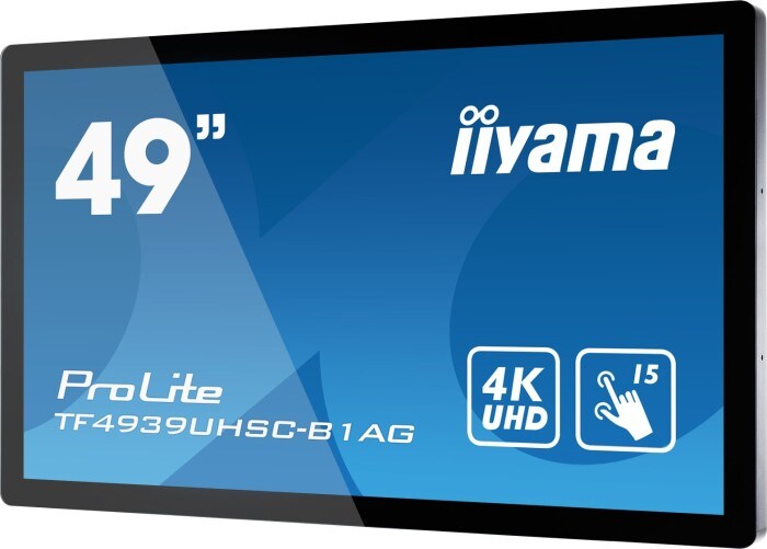 iiyama ProLite TF4939UHSC-B1AG 123cm (48,5") 4K UHD Touch Monitor HDMI/DP/VGA