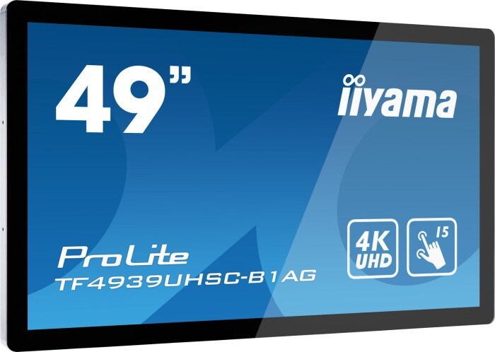 iiyama ProLite TF4939UHSC-B1AG 123cm (48,5") 4K UHD Touch Monitor HDMI/DP/VGA