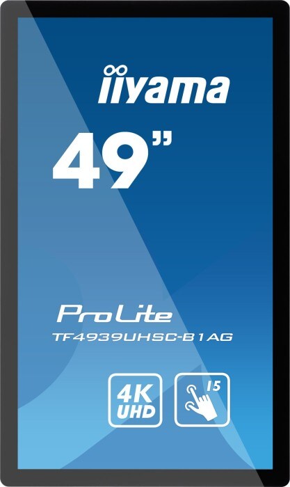 iiyama ProLite TF4939UHSC-B1AG 123cm (48,5") 4K UHD Touch Monitor HDMI/DP/VGA